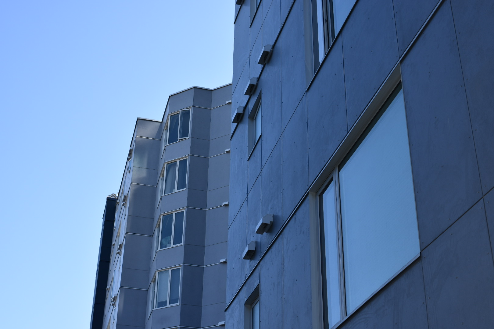 Pacific Terrace residential unit balcony glass door
