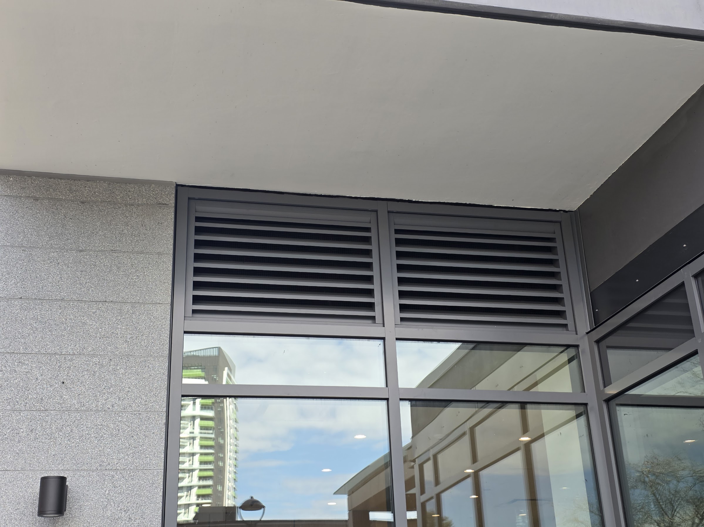 Structural glass canopy