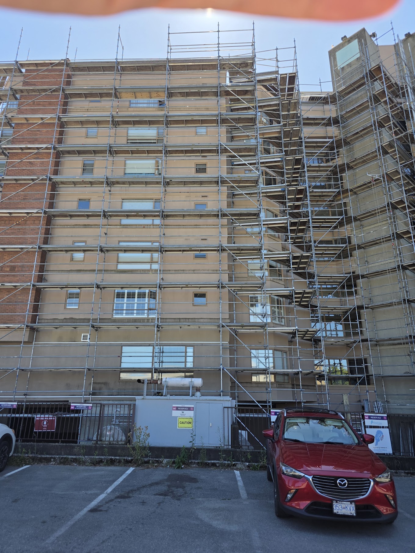 Vinyl multi-family window wall